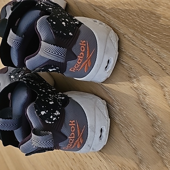 REEBOK Navy/Grey/Purple Instapump Fury SP - Picture 5 of 7